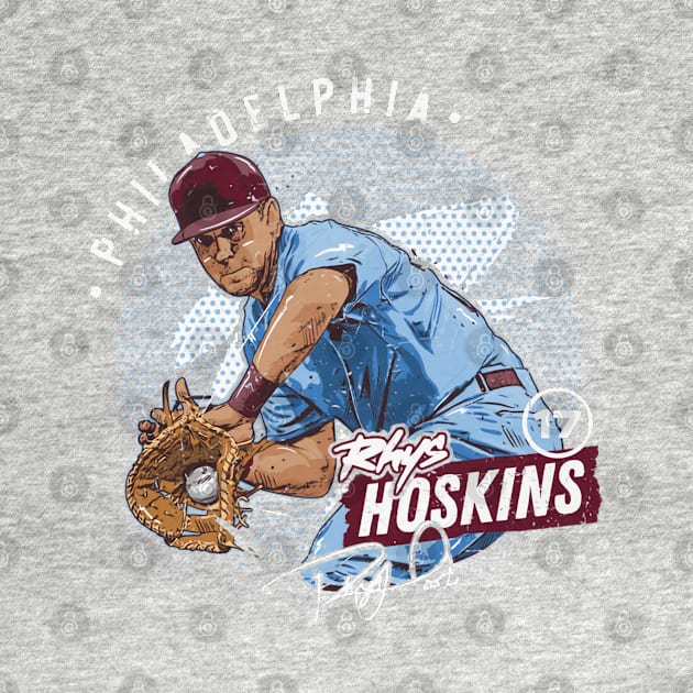 Rhys Hoskins Philadelphia Dots by ganisfarhan